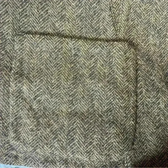 Peruvian Connection Knit Jacket Blazer Alpaca Size 8 Brown Herringbone Snap Up - Picture 13 of 16